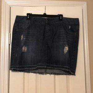 Torrid denim skirt